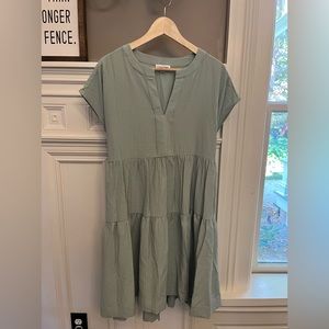 Calvin Klein dress. Light green. Size 14.